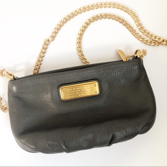 MARC JACOBS Pebbled Leather Percy Cross body Gray - Picture 3 of 8